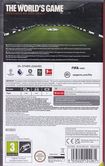 Fifa 23 Legacy Edition - Nintendo Switch spil (A Grade) (Genbrug)